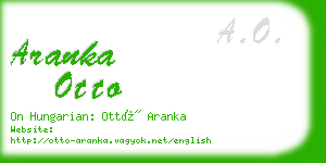 aranka otto business card